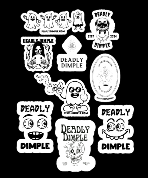 DEADLY DIMPLE STICKER PACK 2