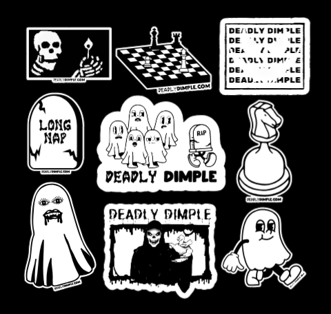 DEADLY DIMPLE STICKER PACK 1